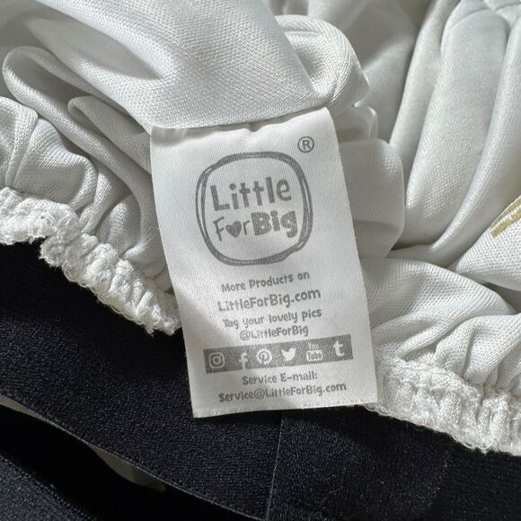 Little For Big Skirt W/ Harness White Darko Bad Bunny Cosplay Costume Sz XS - Picture 11 of 11